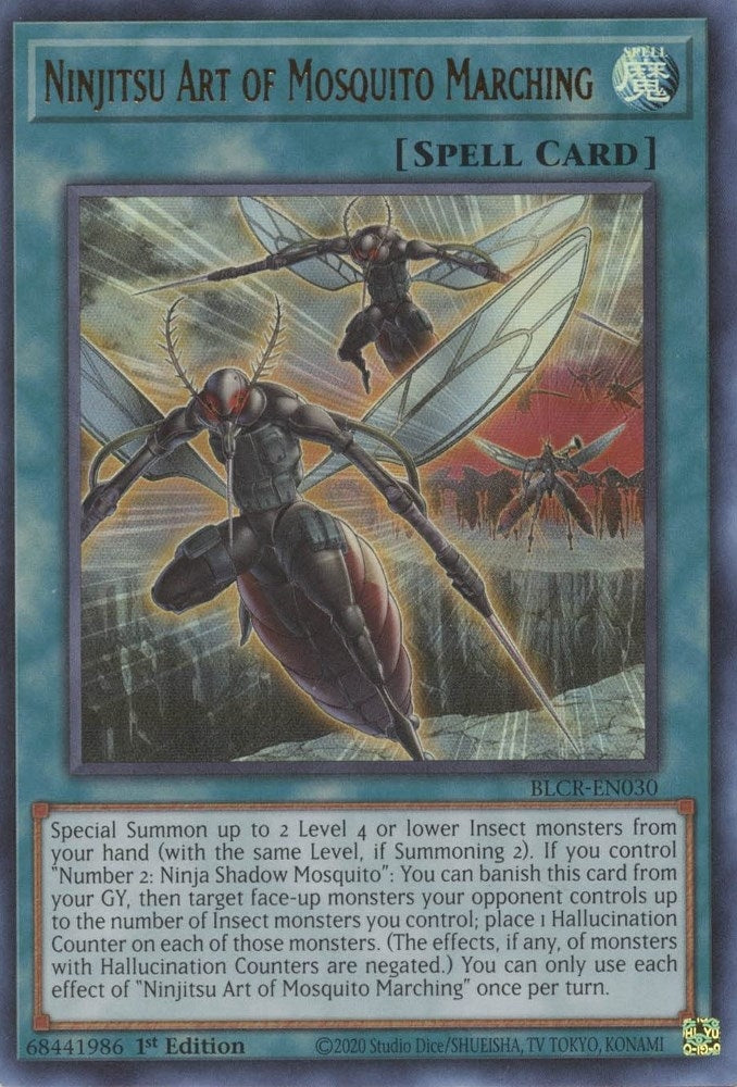 Image for Ninjitsu Art of Mosquito Marching (Battles of Legend: Crystal Revenge) (BLCR-EN030) - YuGiOh