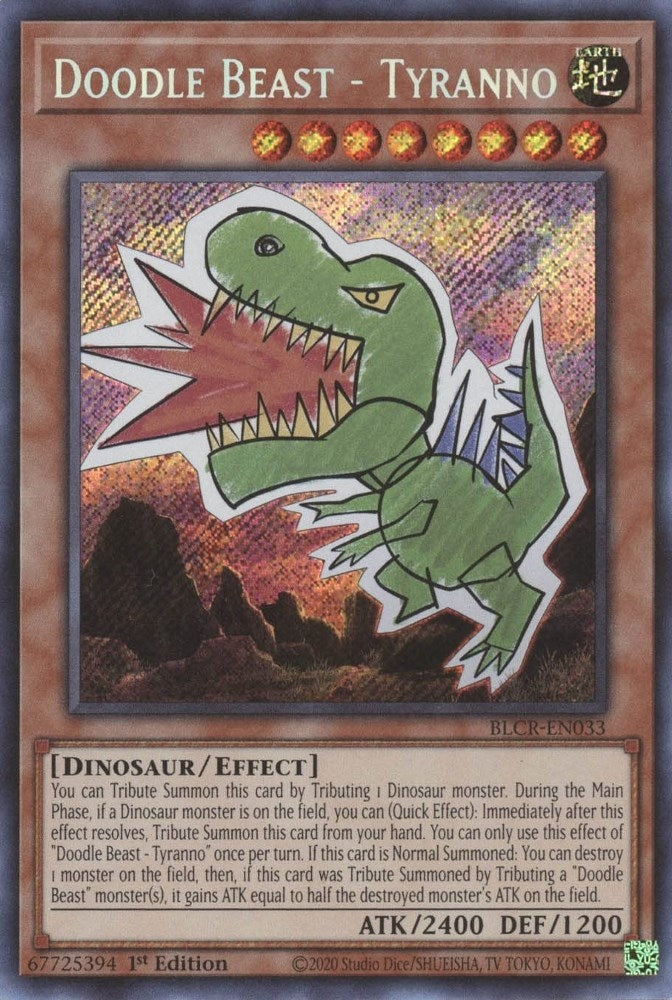Image for Doodle Beast - Tyranno (Battles of Legend: Crystal Revenge) (BLCR-EN033) - YuGiOh
