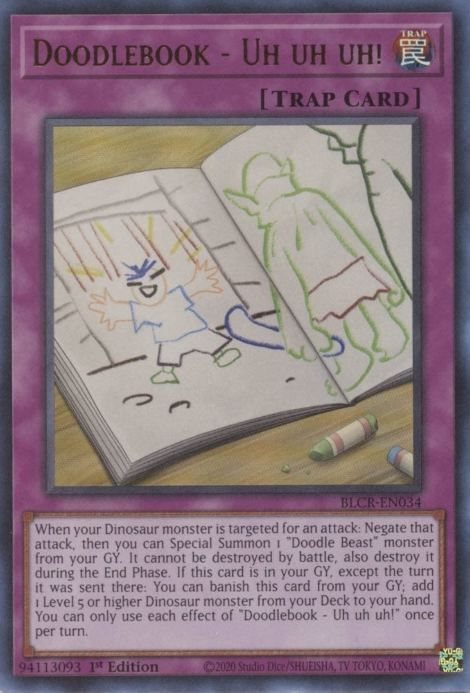 Image for Doodlebook - Uh uh uh! (Battles of Legend: Crystal Revenge) (BLCR-EN034) - YuGiOh