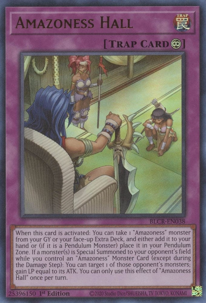 Image for Amazoness Hall (Battles of Legend: Crystal Revenge) (BLCR-EN038) - YuGiOh