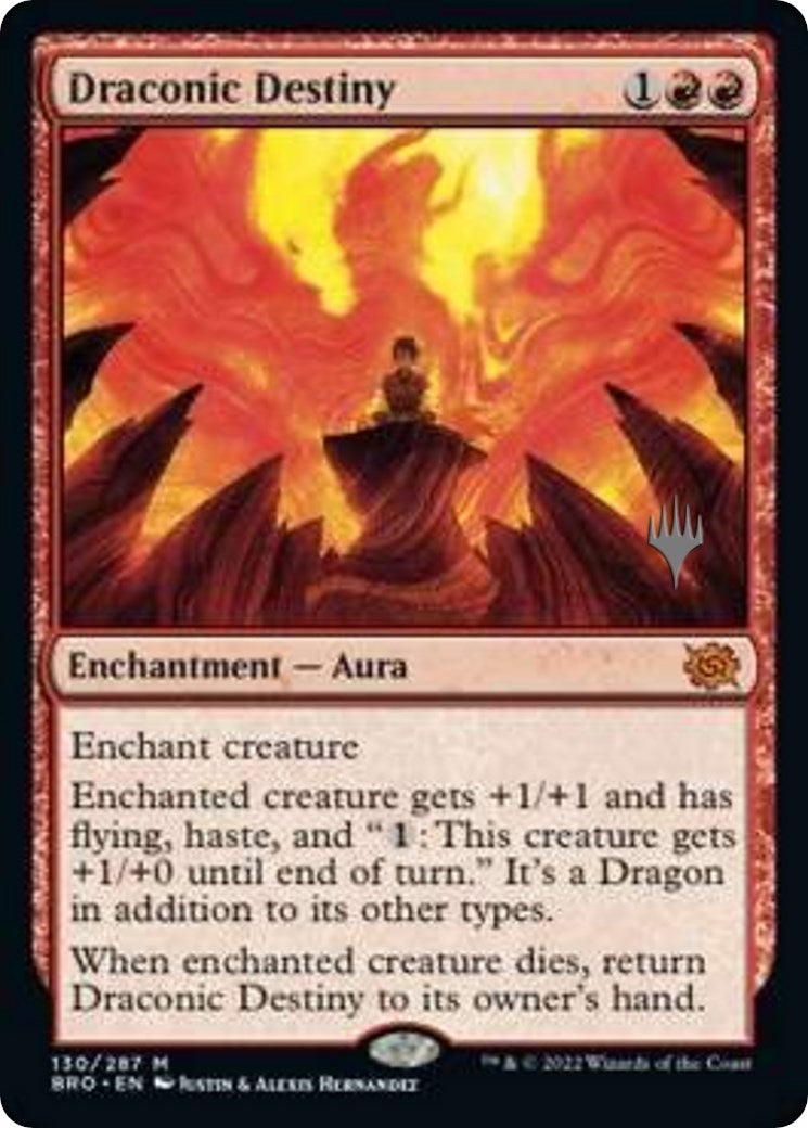Image for Draconic Destiny (Promo Pack: The Brothers' War) (130) - Magic: The Gathering