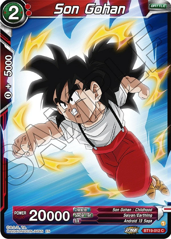 Image for Son Gohan (Fighter's Ambition) (BT19-012) - Dragon Ball Super: Masters