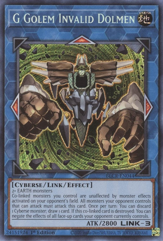 Image for G Golem Invalid Dolmen (Battles of Legend: Crystal Revenge) (BLCR-EN044) - YuGiOh