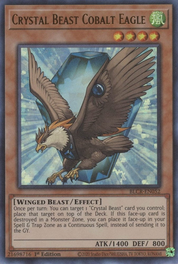 Image for Crystal Beast Cobalt Eagle (Battles of Legend: Crystal Revenge) (BLCR-EN052) - YuGiOh