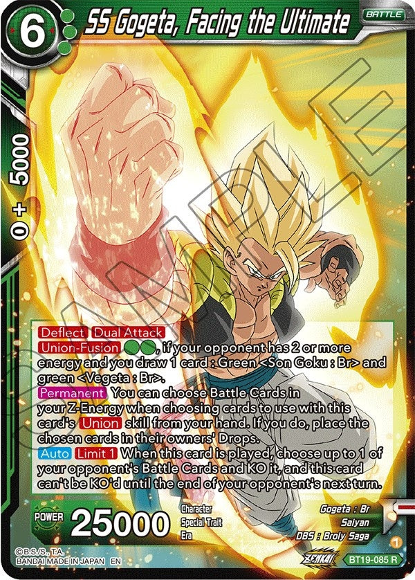 Image for SS Gogeta, Facing the Ultimate (Fighter's Ambition) (BT19-085) - Dragon Ball Super: Masters