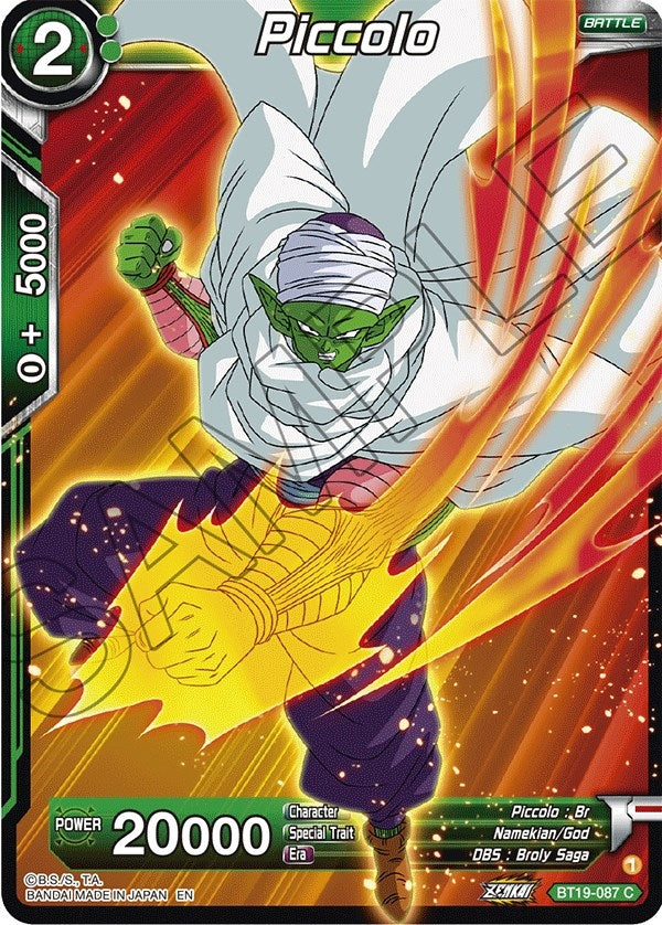 Image for Piccolo (Fighter's Ambition) (BT19-087) - Dragon Ball Super: Masters