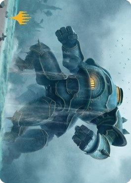 Image for Depth Charge Colossus Art Card (Gold-Stamped Planeswalker Symbol) (Art Series: The Brothers' War) (14) - Magic: The Gathering
