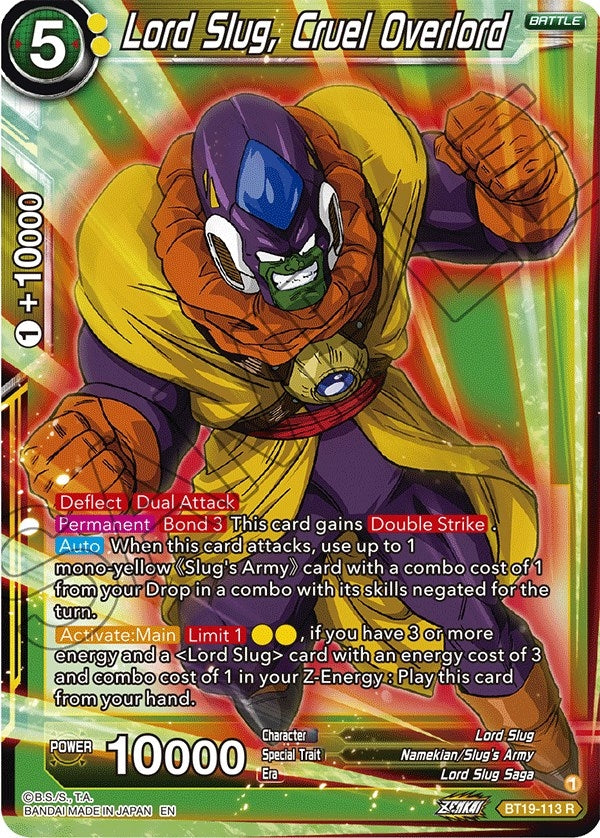 Image for Lord Slug, Cruel Overlord (Fighter's Ambition) (BT19-113) - Dragon Ball Super: Masters