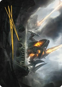 Image for Skitterbeam Battalion Art Card (Gold-Stamped Signature) (Art Series: The Brothers' War) (21) - Magic: The Gathering