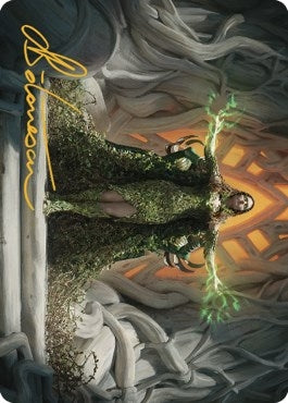 Image for Titania, Voice of Gaea Art Card (Gold-Stamped Signature) (Art Series: The Brothers' War) (26) - Magic: The Gathering