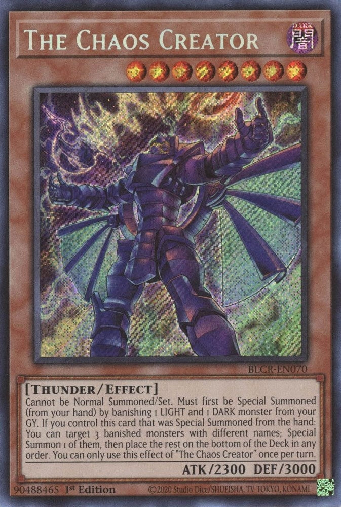 Image for The Chaos Creator (Battles of Legend: Crystal Revenge) (BLCR-EN070) - YuGiOh