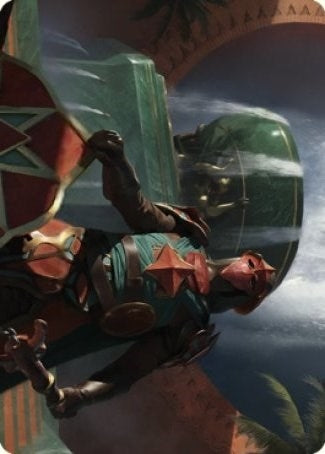 Image for Tomakul Honor Guard Art Card (Art Series: The Brothers' War) (28) - Magic: The Gathering