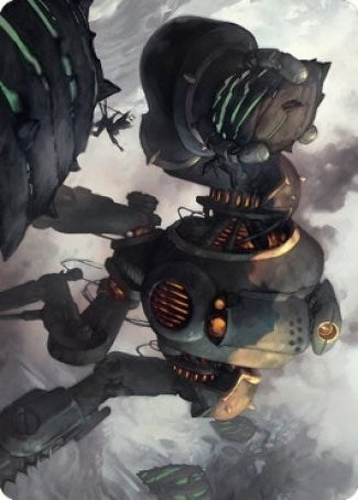 Image for Rust Goliath Art Card (Art Series: The Brothers' War) (29) - Magic: The Gathering