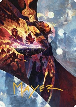 Image for Urza's Command Art Card (Gold-Stamped Signature) (Art Series: The Brothers' War) (31) - Magic: The Gathering