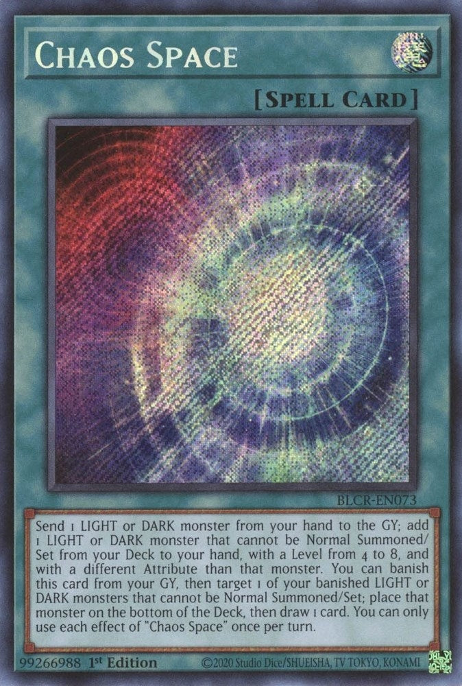 Image for Chaos Space (Battles of Legend: Crystal Revenge) (BLCR-EN073) - YuGiOh