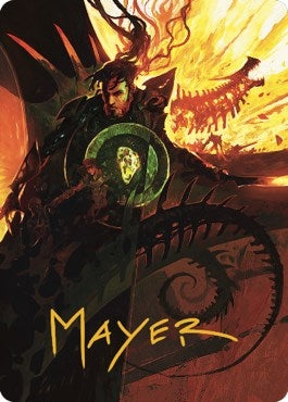 Image for Mishra's Command Art Card (Gold-Stamped Signature) (Art Series: The Brothers' War) (33) - Magic: The Gathering