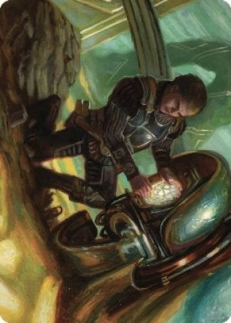 Image for Urza, Powerstone Prodigy Art Card (Art Series: The Brothers' War) (35) - Magic: The Gathering