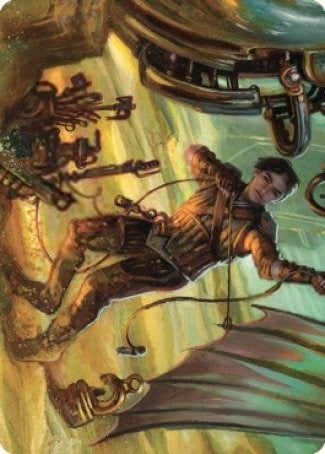 Image for Mishra, Excavation Prodigy Art Card (Art Series: The Brothers' War) (36) - Magic: The Gathering