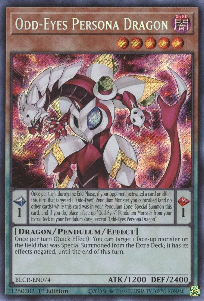 Image for Odd-Eyes Persona Dragon (Battles of Legend: Crystal Revenge) (BLCR-EN074) - YuGiOh