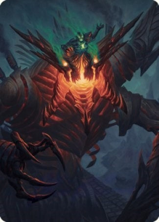 Image for Mishra, Lost to Phyrexia Art Card (Art Series: The Brothers' War) (38) - Magic: The Gathering