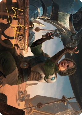Image for Tocasia, Dig Site Mentor Art Card (Gold-Stamped Signature) (Art Series: The Brothers' War) (40) - Magic: The Gathering