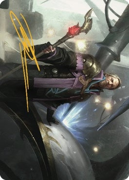 Image for Urza, Prince of Kroog Art Card (Gold-Stamped Signature) (Art Series: The Brothers' War) (43) - Magic: The Gathering