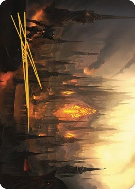 Image for Mishra's Foundry Art Card (Gold-Stamped Signature) (Art Series: The Brothers' War) (46) - Magic: The Gathering