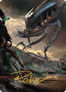 Image for Swamp (51) Art Card (Gold-Stamped Signature) (Art Series: The Brothers' War) (51) - Magic: The Gathering