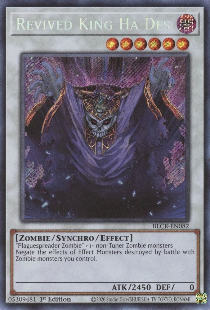 Image for Revived King Ha Des (Battles of Legend: Crystal Revenge) (BLCR-EN082) - YuGiOh