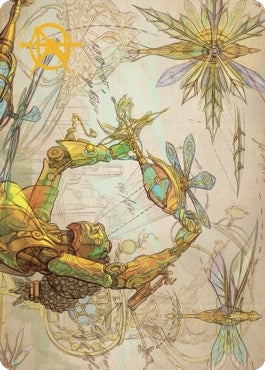 Image for Inspiring Statuary Art Card (Gold-Stamped Signature) (Art Series: The Brothers' War) (62) - Magic: The Gathering