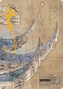 Image for Ivory Tower Art Card (Gold-Stamped Signature) (Art Series: The Brothers' War) (63) - Magic: The Gathering