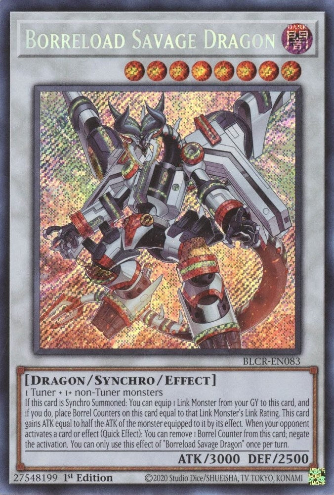 Image for Borreload Savage Dragon (Battles of Legend: Crystal Revenge) (BLCR-EN083) - YuGiOh