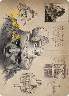 Image for Millstone Art Card (Gold-Stamped Signature) (Art Series: The Brothers' War) (67) - Magic: The Gathering
