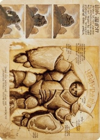 Image for Precursor Golem Art Card (Art Series: The Brothers' War) (72) - Magic: The Gathering