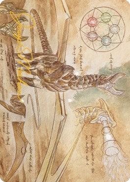 Image for Ramos, Dragon Engine Art Card (Gold-Stamped Signature) (Art Series: The Brothers' War) (74) - Magic: The Gathering
