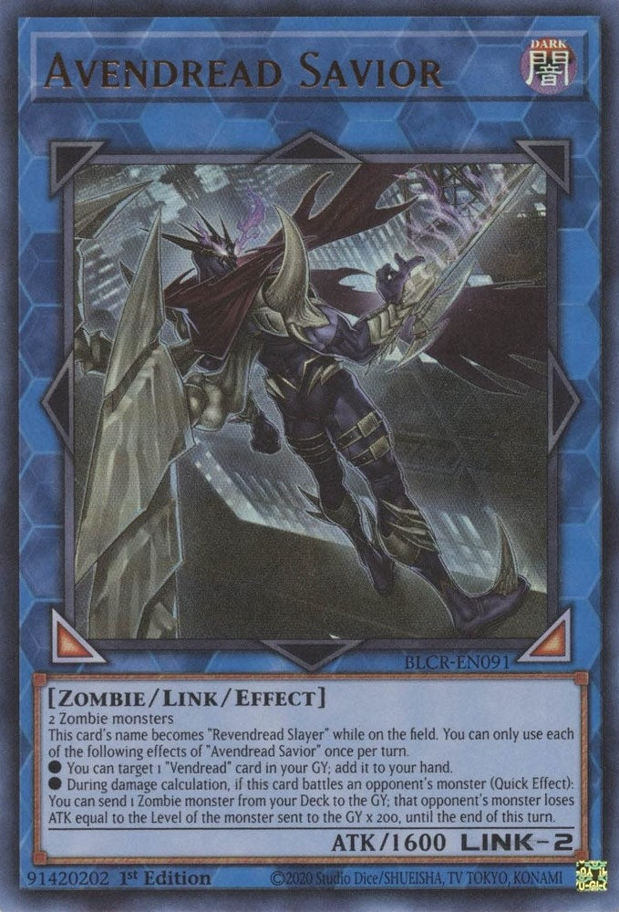 Image for Avendread Savior (Battles of Legend: Crystal Revenge) (BLCR-EN091) - YuGiOh