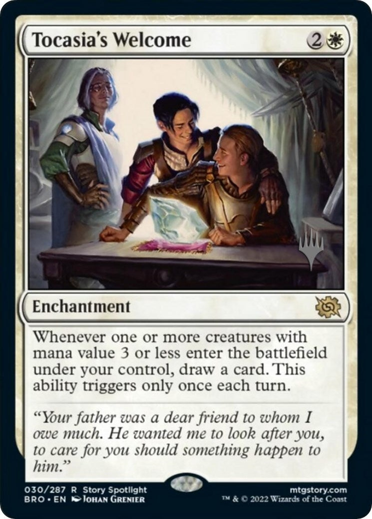 Image for Tocasia's Welcome (Promo Pack: The Brothers' War) (30) - Magic: The Gathering