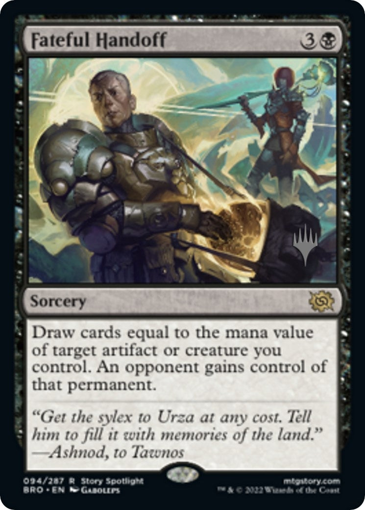 Image for Fateful Handoff (Promo Pack: The Brothers' War) (94) - Magic: The Gathering