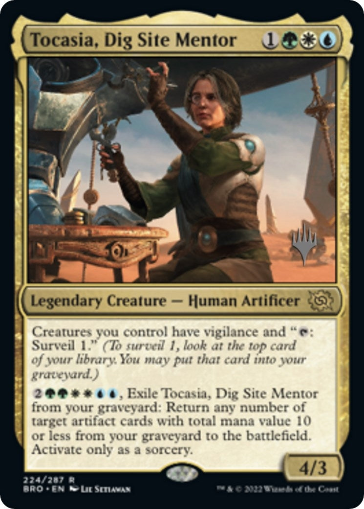 Image for Tocasia, Dig Site Mentor (Promo Pack: The Brothers' War) (224) - Magic: The Gathering