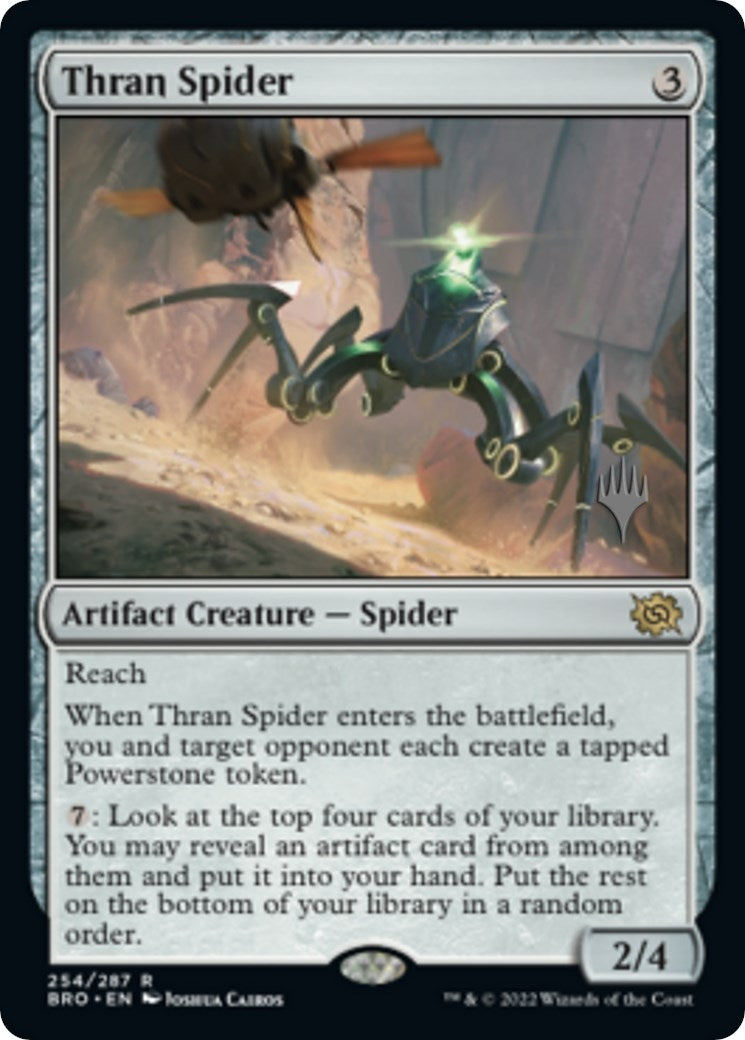 Image for Thran Spider (Promo Pack: The Brothers' War) (254) - Magic: The Gathering