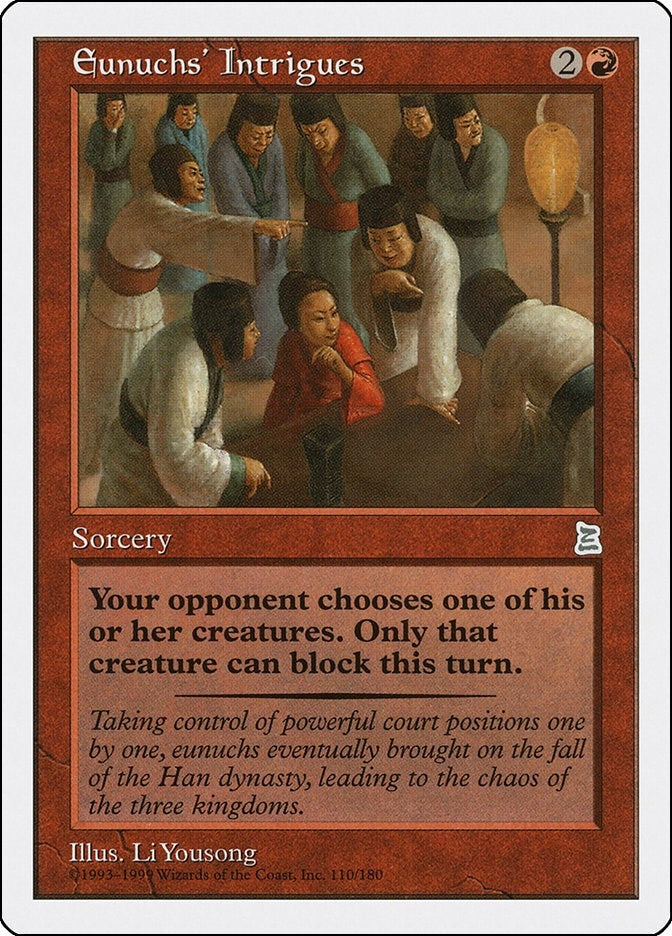 Image for Eunuchs' Intrigues (Portal Three Kingdoms) (110) - Magic: The Gathering