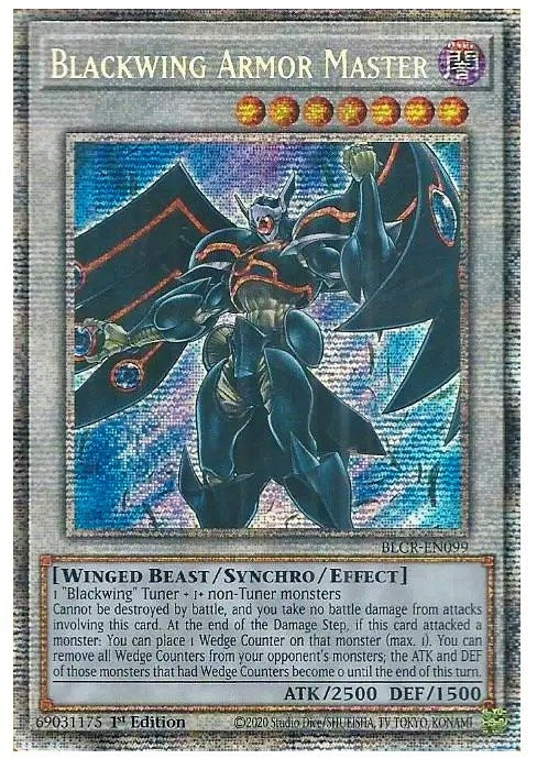 Image for Blackwing Armor Master (Starlight Rare) (Battles of Legend: Crystal Revenge) (BLCR-EN099) - YuGiOh