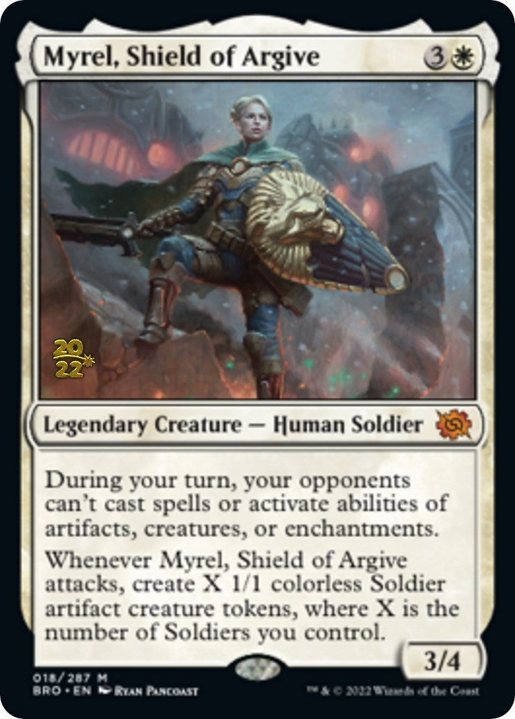 Image for Myrel, Shield of Argive (Prerelease Cards) (18) - Magic: The Gathering