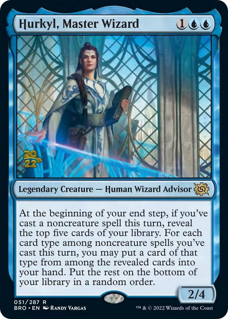Image for Hurkyl, Master Wizard (Prerelease Cards) (51) - Magic: The Gathering