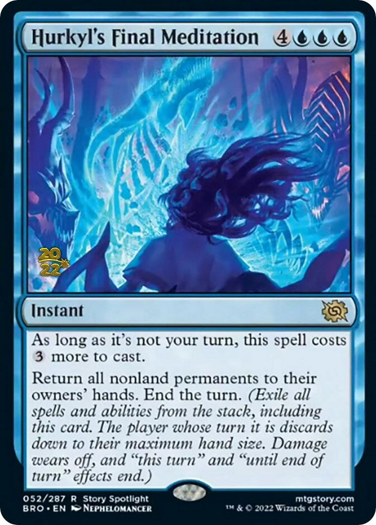 Image for Hurkyl's Final Meditation (Prerelease Cards) (52) - Magic: The Gathering