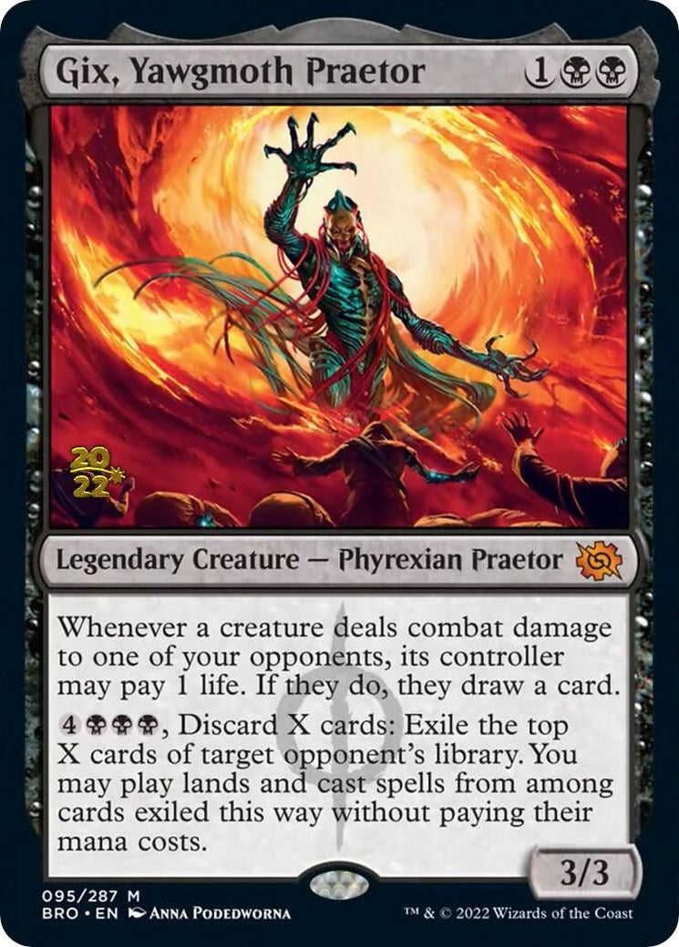 Image for Gix, Yawgmoth Praetor (Prerelease Cards) (95) - Magic: The Gathering
