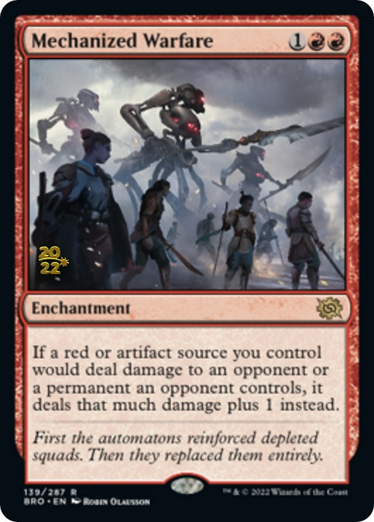 Image for Mechanized Warfare (Prerelease Cards) (139) - Magic: The Gathering