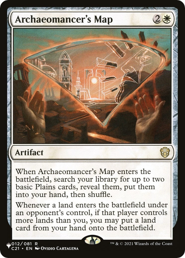 Image for Archaeomancer's Map (The List Reprints) (012/081) - Magic: The Gathering