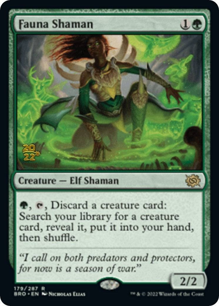 Image for Fauna Shaman (Prerelease Cards) (179) - Magic: The Gathering