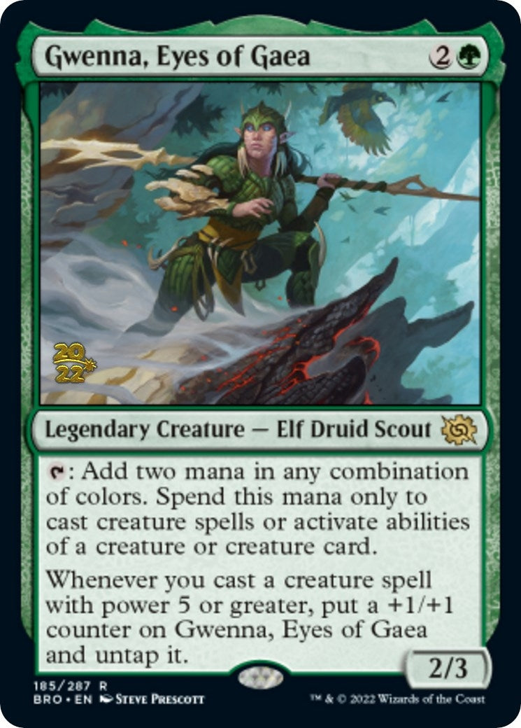 Image for Gwenna, Eyes of Gaea (Prerelease Cards) (185) - Magic: The Gathering